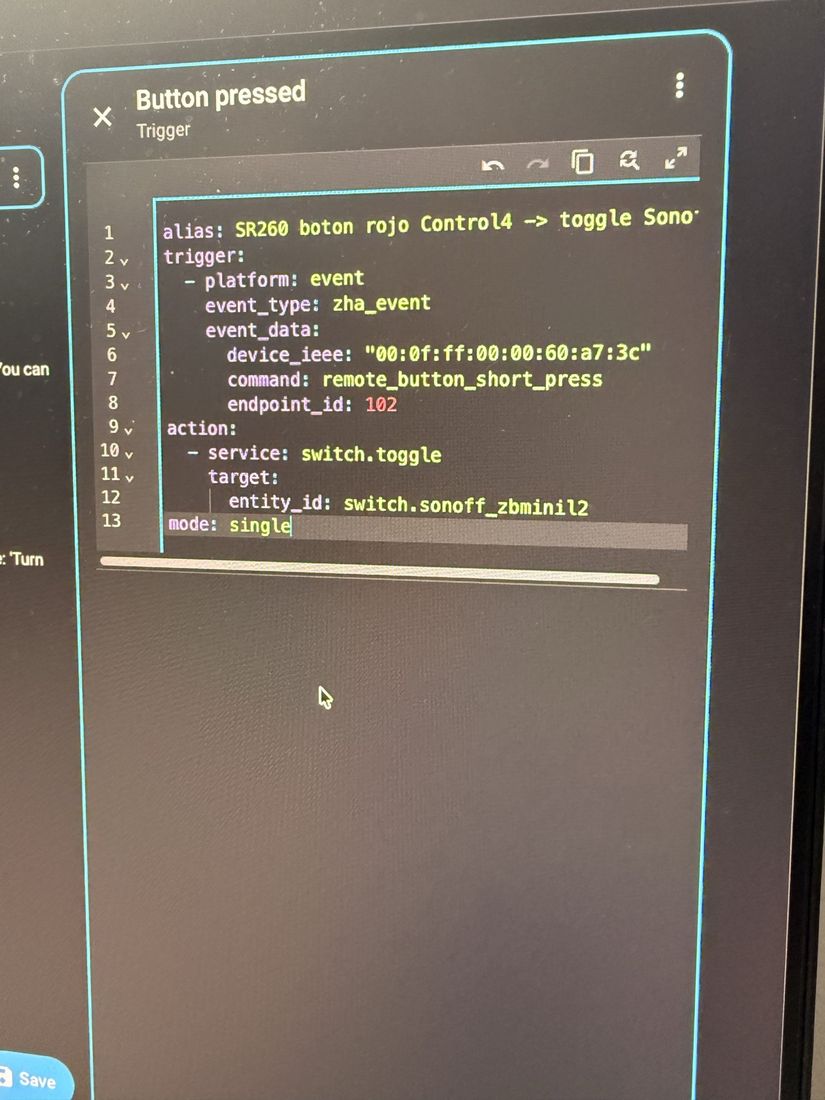 Automatización completa en el editor